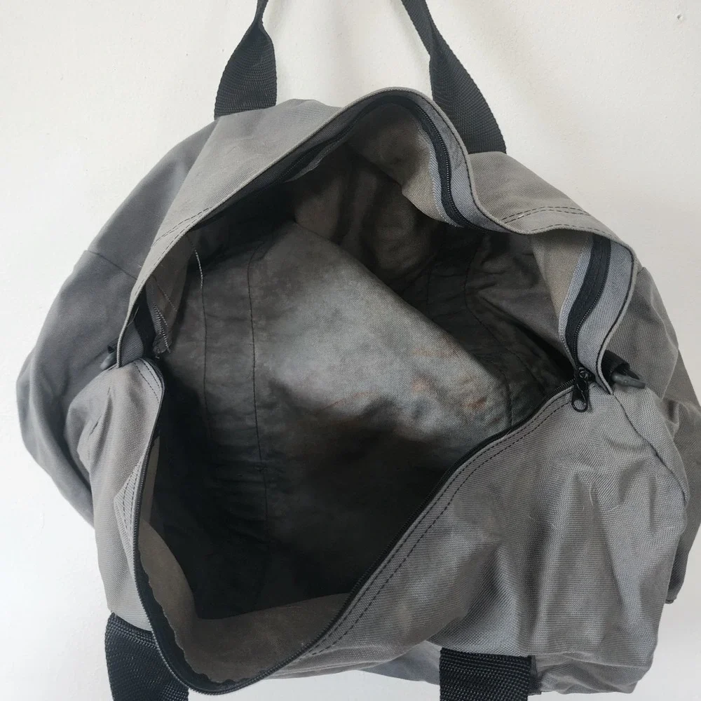 Vintage Outdoor Products Gray Duffle Bag Made in USA